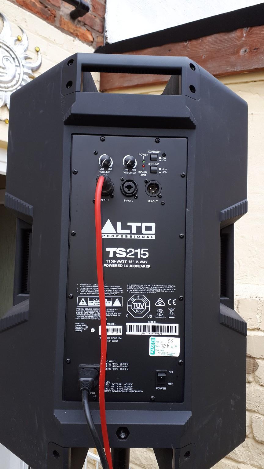 TS215 ALTO 1100 WATTS ACTIVE SPEAKERS in PR7 Chorley für £ 300,00 zum