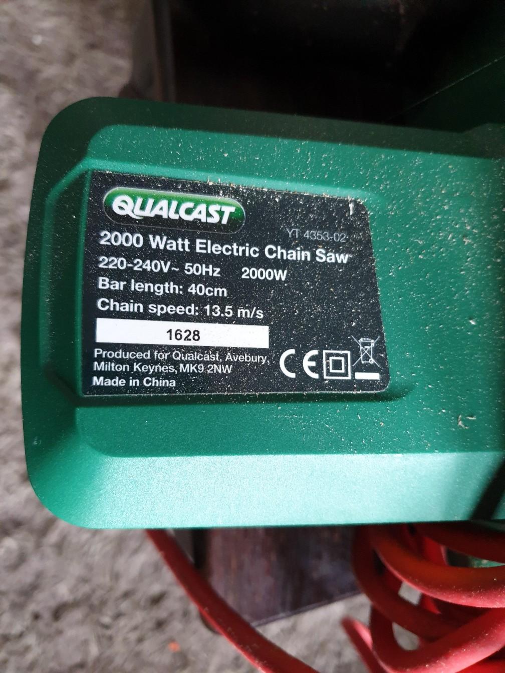 Qualcast electric chainsaw in North West Leicestershire for £40.00 for