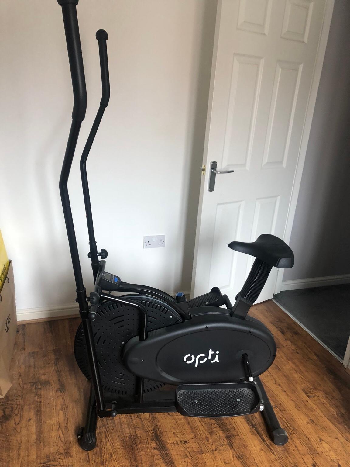 Opti 2 in 1 Cross Trainer & Exercise Bike in Wigan for £45.00 for sale