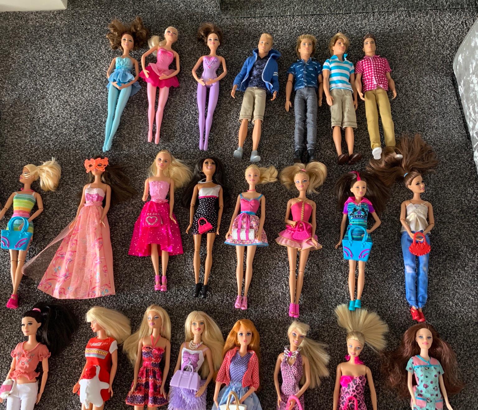 Large Barbie Bundle 35 Dolls & 20 DVD’s in for £40.00 for sale Shpock