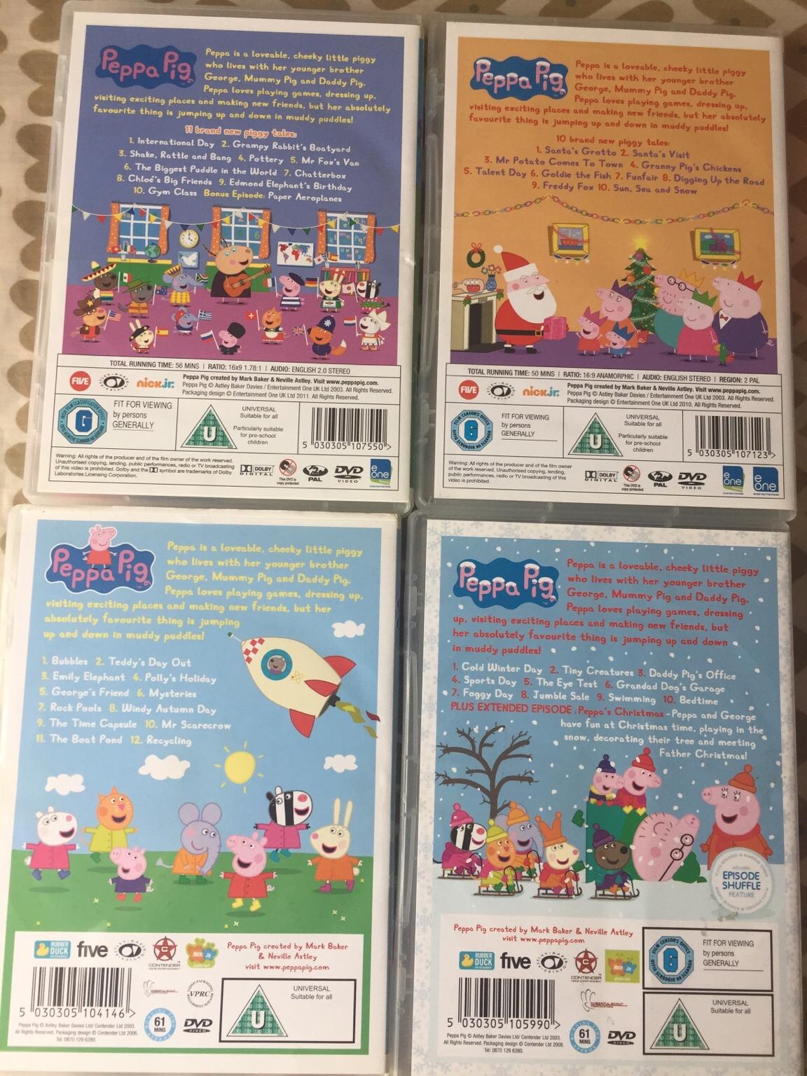 Peppa Pig DVD’s in Dudley for £5.00 for sale Shpock