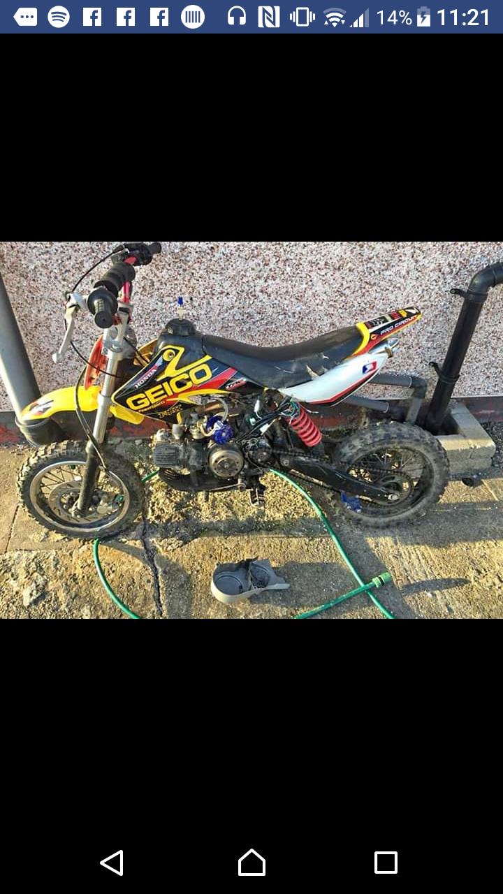 125 pitbike lifan m2r and moto madness in S43 Chesterfield for £250.00