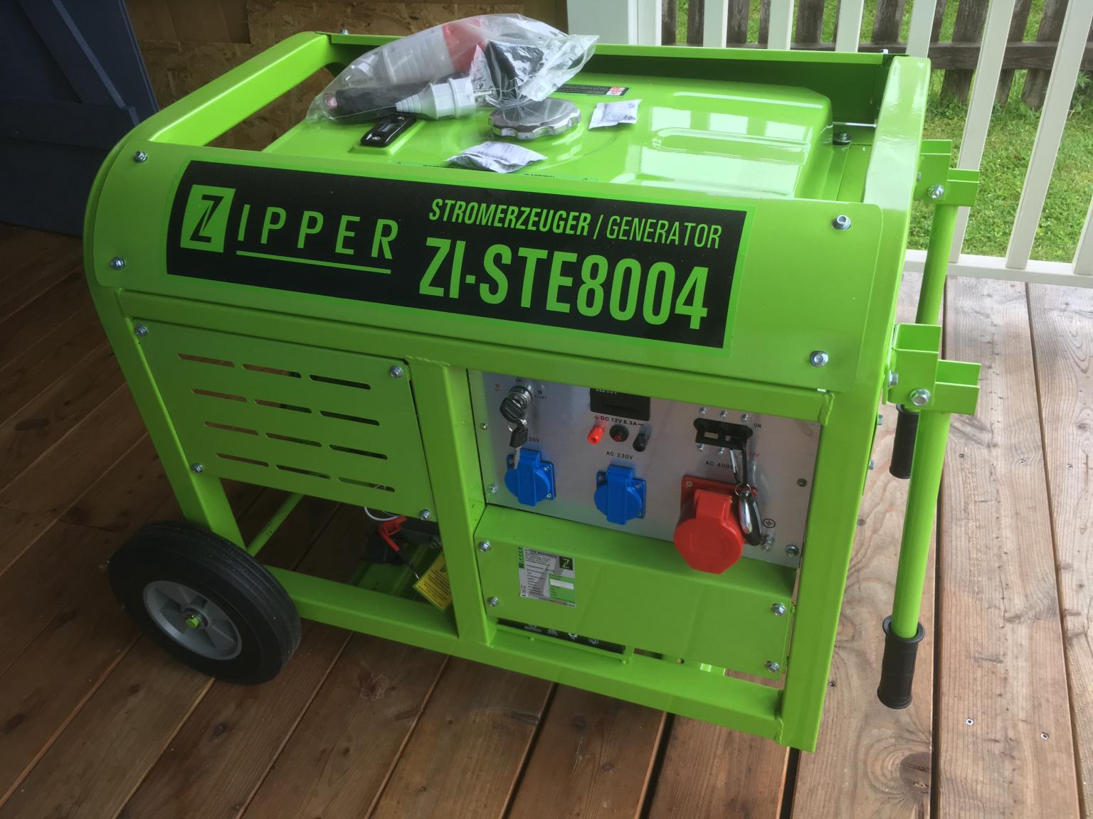 Stromerzeuger Zipper ZISTE8004 in 8700 Leoben für 750,00 € zum Verkauf