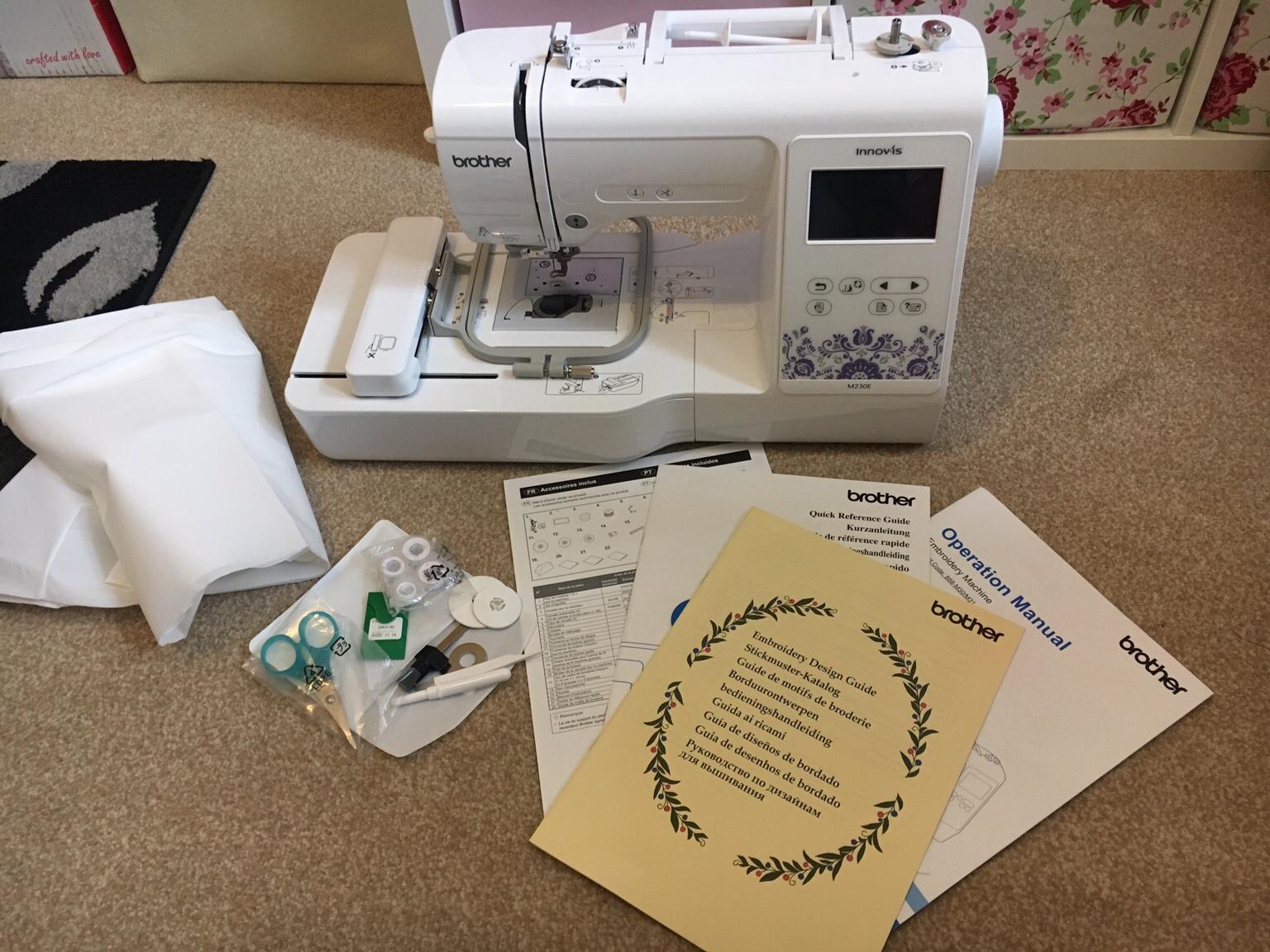 Brother Innovis M230E Embroidery machine in CF32 Brynmenyn for £320.00