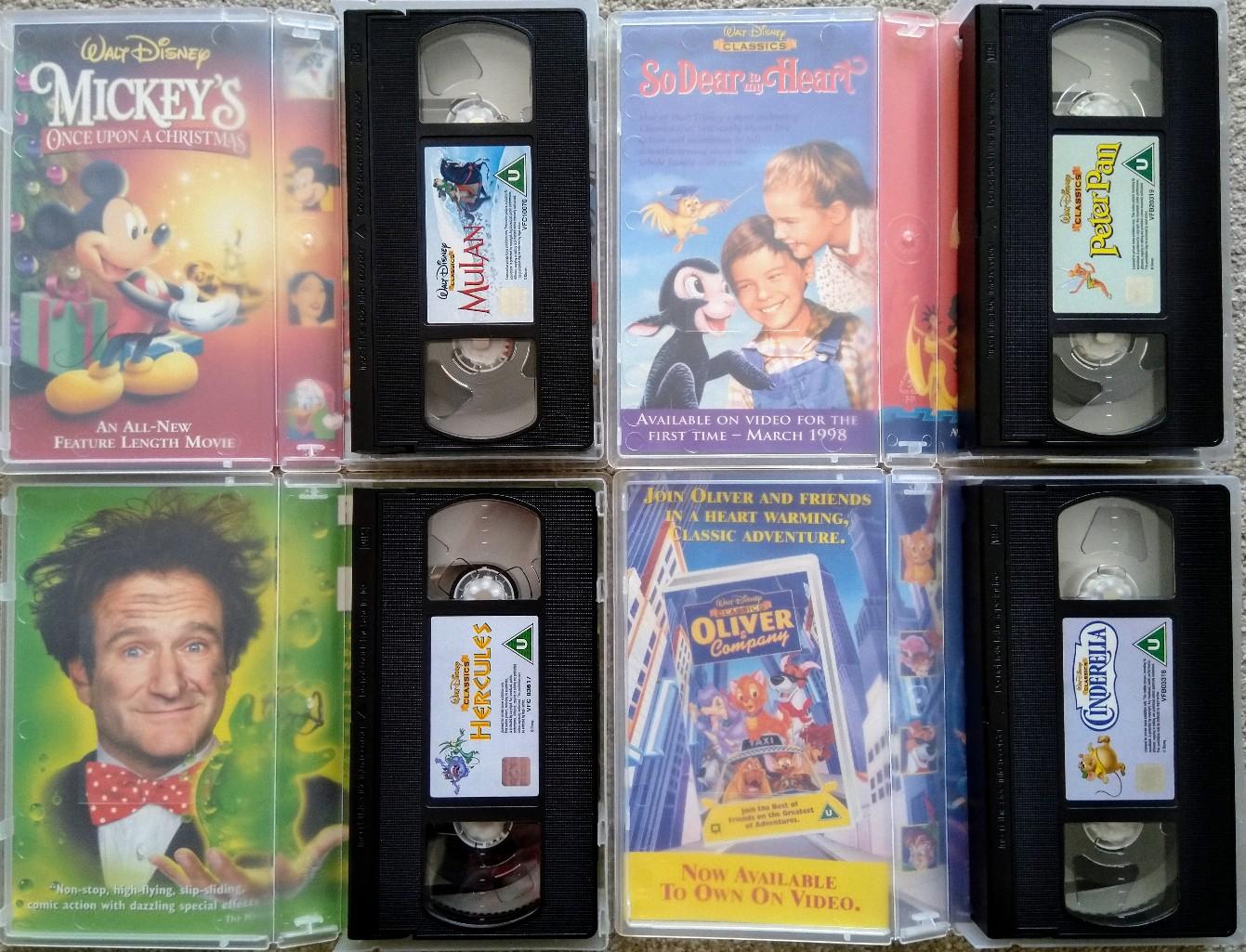 4 x Walt Disney Classic VHS Tapes in FY5 Wyre for £2.00 for sale Shpock