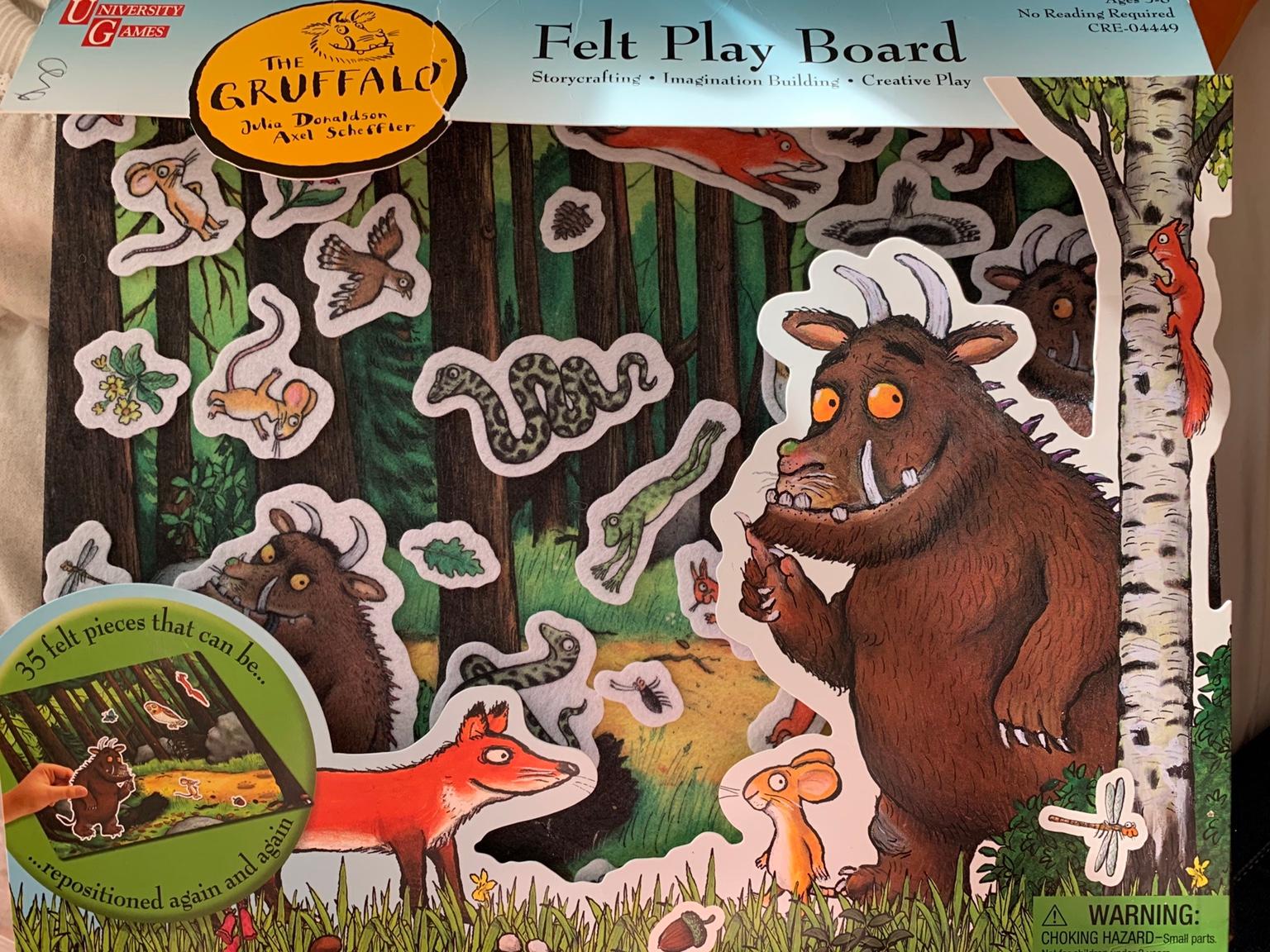 Gruffalo felt play board in CR4 London for £10.00 for sale Shpock