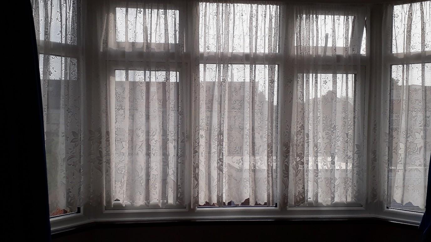 How To Fit Net Curtains Upvc Bay Windows