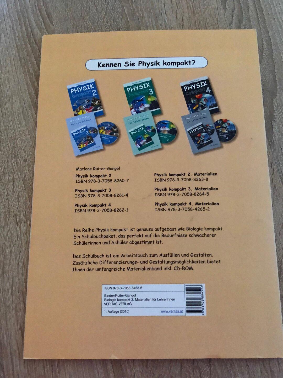 Biologie Kompakt 3 Materialien für Lehrer in 2700 Gemeinde