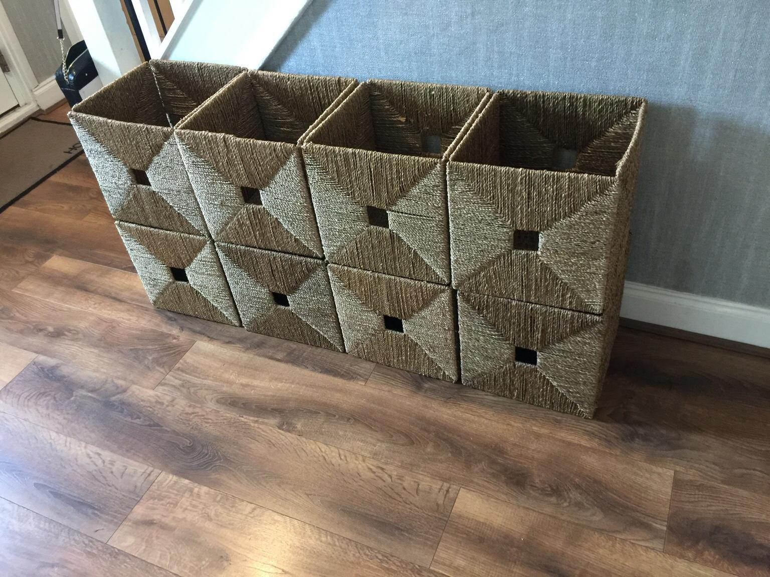 IKEA Knipsa Seagrass Baskets x 8 in WS10 Sandwell for £50.00 for sale