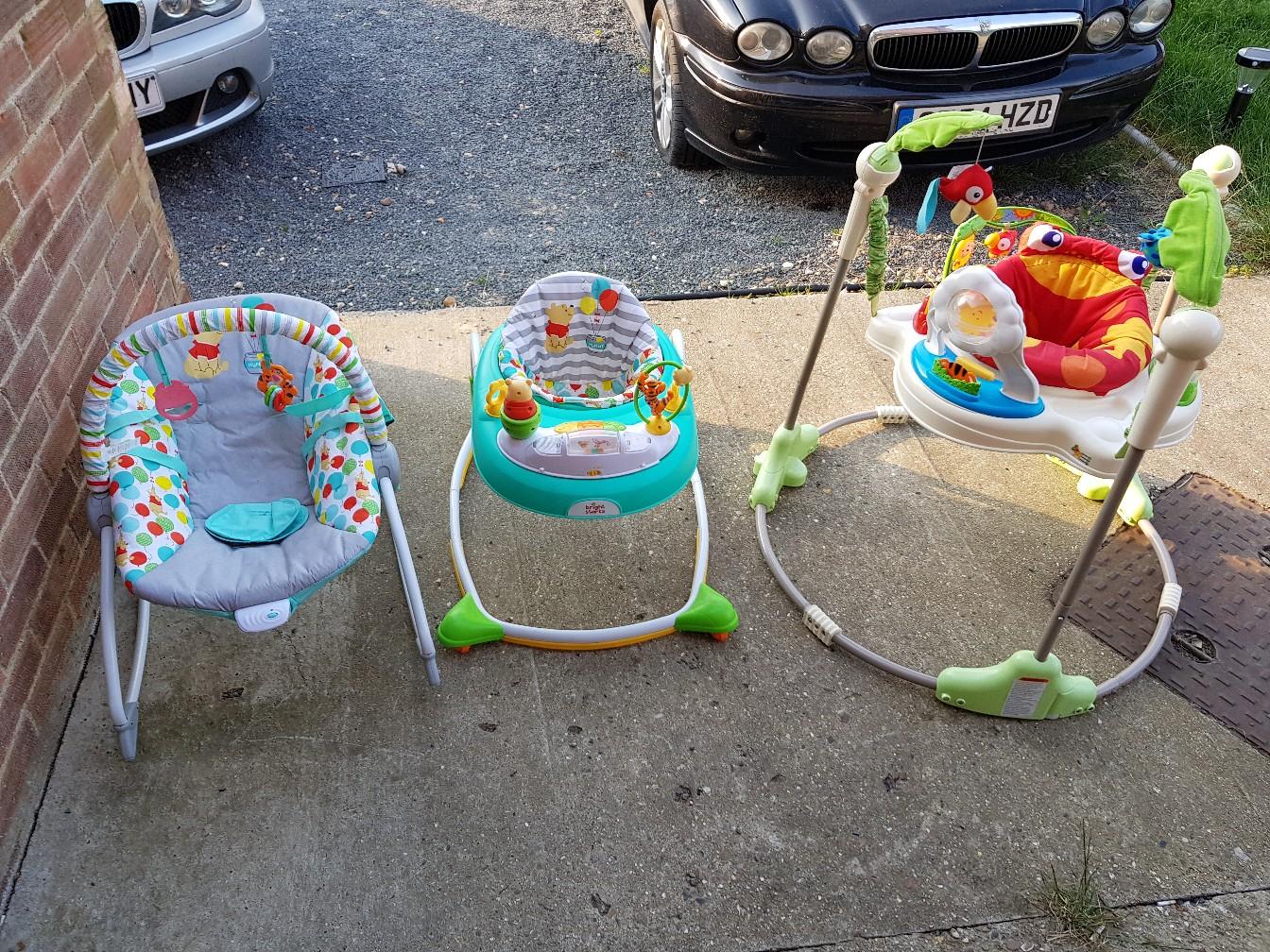 Jumperoo, Baby Walker and Rocking chair in South Cambridgeshire for £40