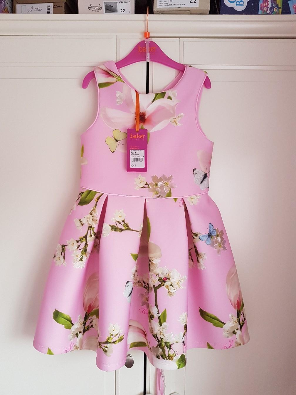 Ted Baker Girl's Pink Harmony Dress, Age 7 in Salford for £25.00 for