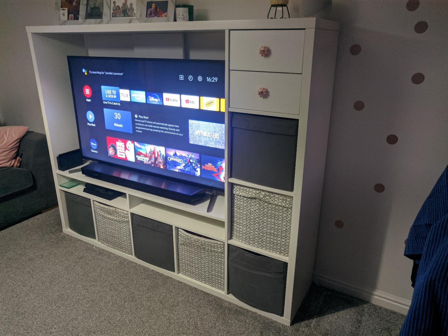 IKEA Kallax/Lappland TV Unit in white in PR5 Ribble for £40.00 for sale