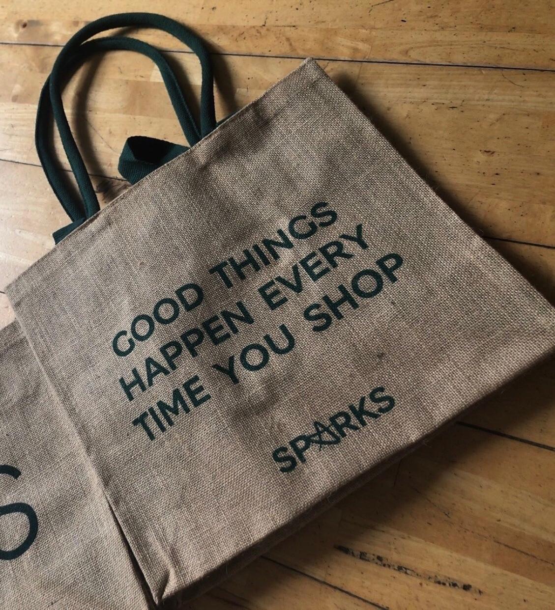 M&S jute bag in NW3 London for £7.00 for sale Shpock