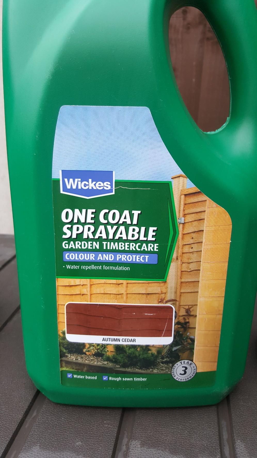 wickes one coat sprayable fence paint in B63 Dudley für 8,00 £ zum