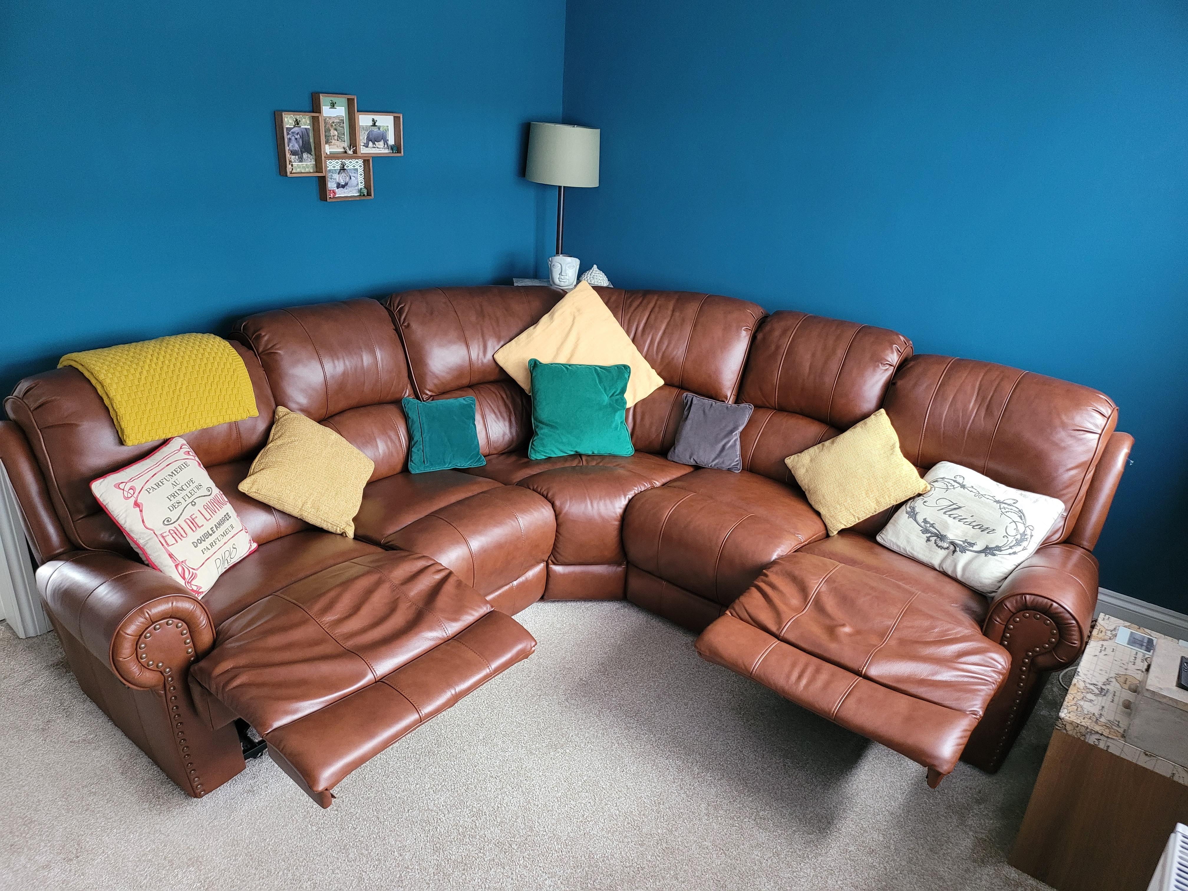 Sofology Heritage Full leather corner sofa in B71 Sandwell for £950.00 for sale Shpock