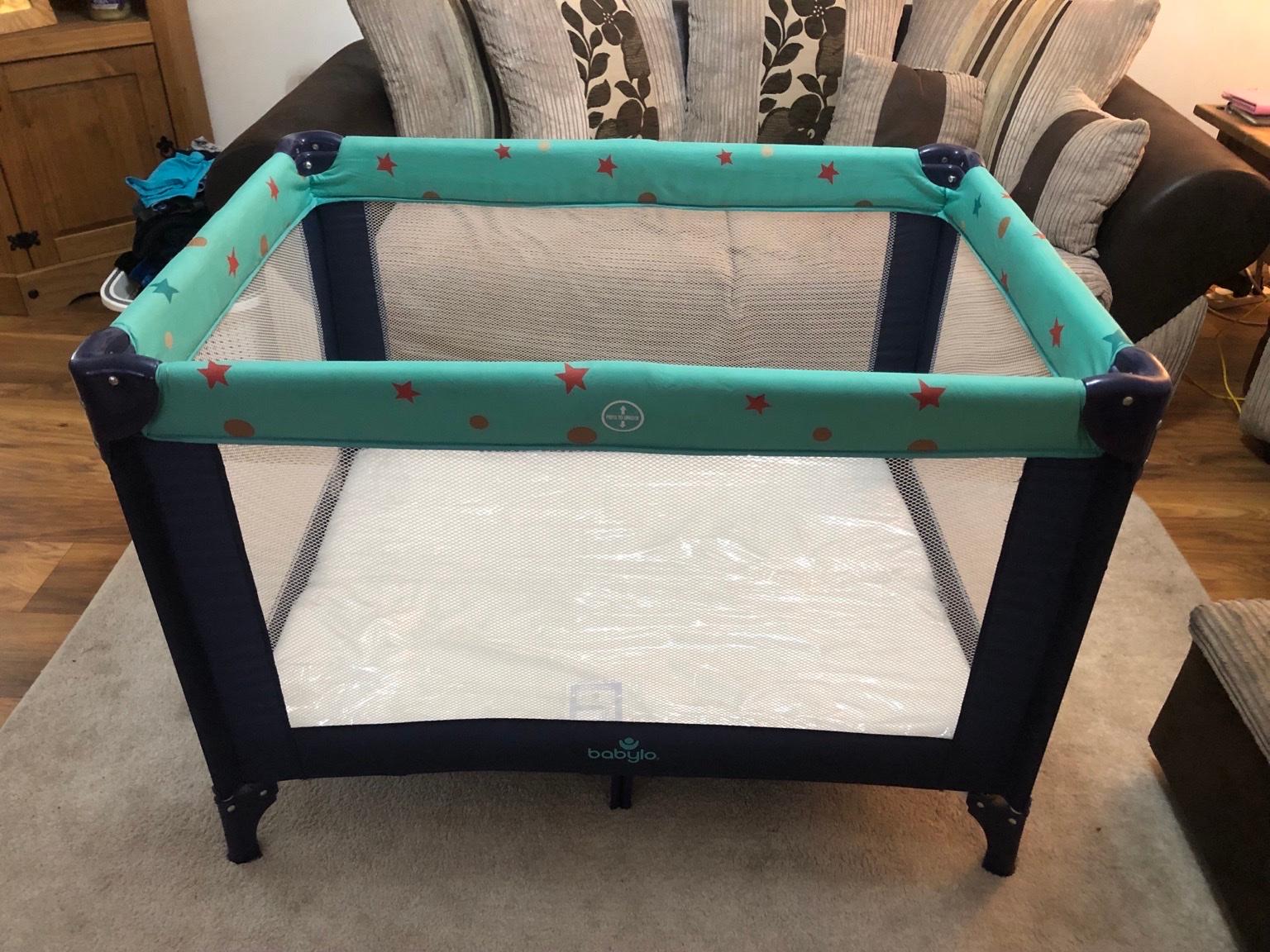 Babylo travel cot with mattress in Dudley for £10.00 for sale Shpock