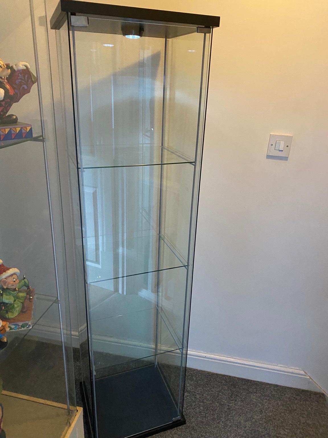 Black IKEA Detolf Glass Display in B63 Dudley for £25.00 for