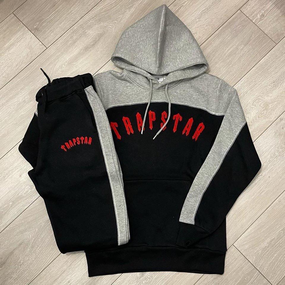 Trapstar Tracksuit Red Irongate in E12 London Borough of Redbridge for