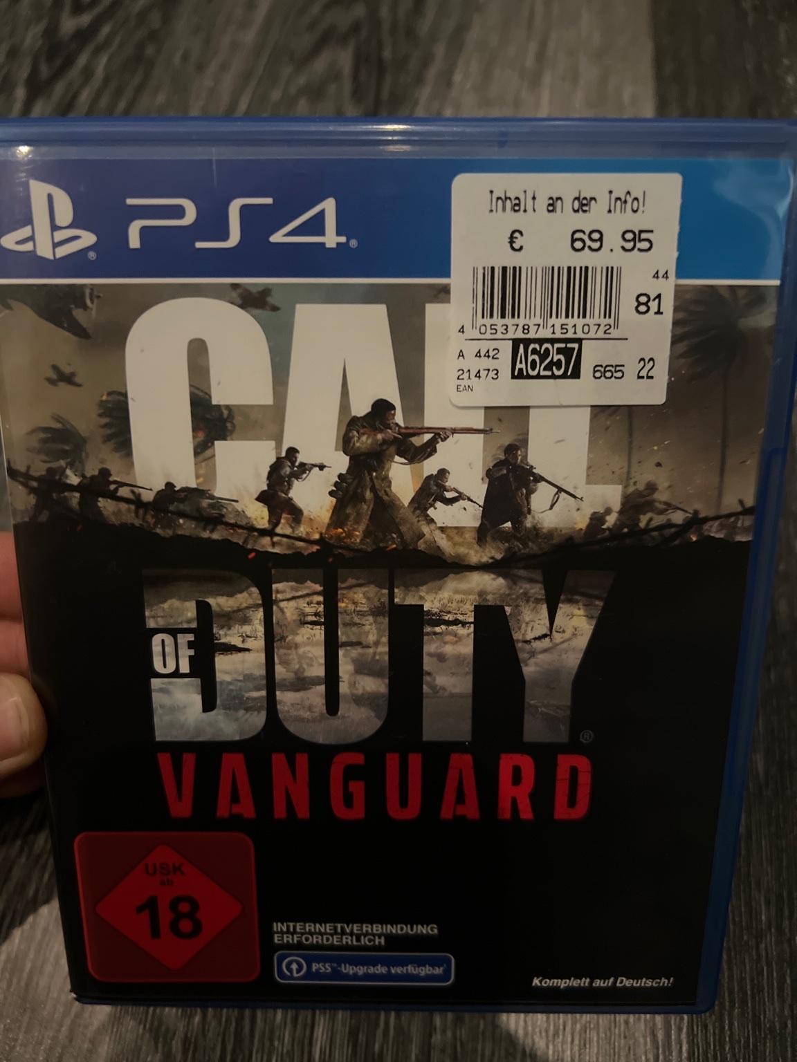 Call of duty Vanguard Ps4 ps5 PlayStation in 86161 Augsburg für 37,99