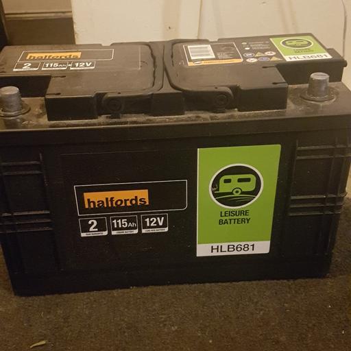 Halfords 115ah leisure battery in WF4 Wakefield for £50.00 for sale