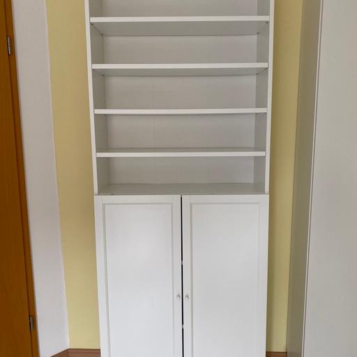 IKEA BILLY Bücherregal weiß mit OXBERG Türen in 67071 Ludwigshafen am