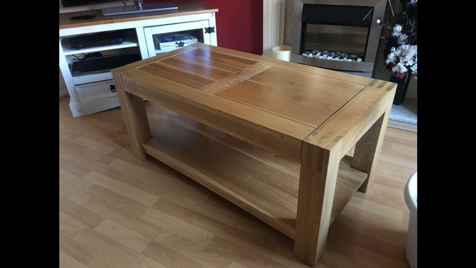 Oak Furniture Land " Alto" Oak Coffee Table in B79 Tamworth for £120.00