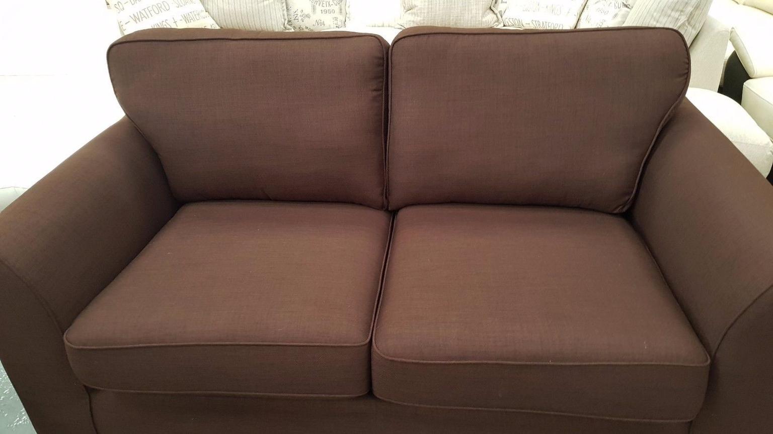 DFS Revive brown fabric 3+2 seater sofas in CH5 Sandycroft for £550.00