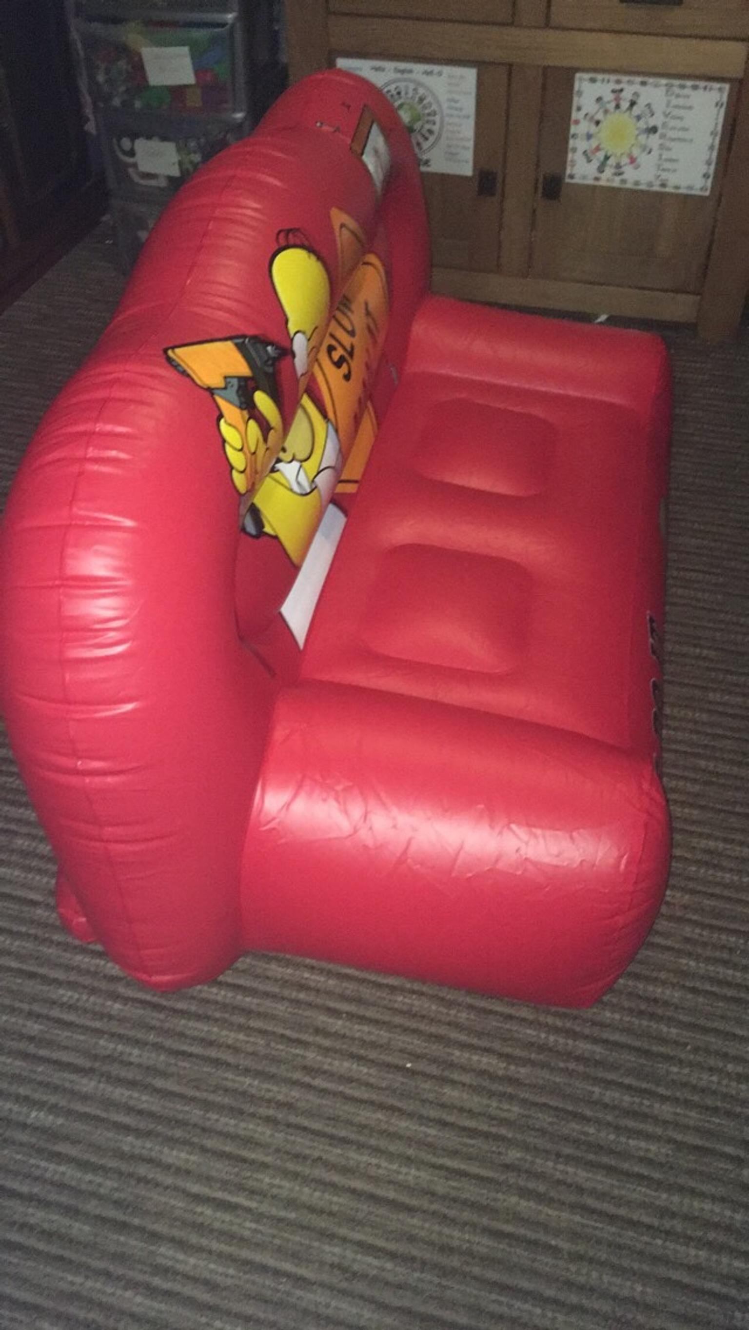 Homer Simpson blow up sofa in Tameside for £4.00 for sale Shpock