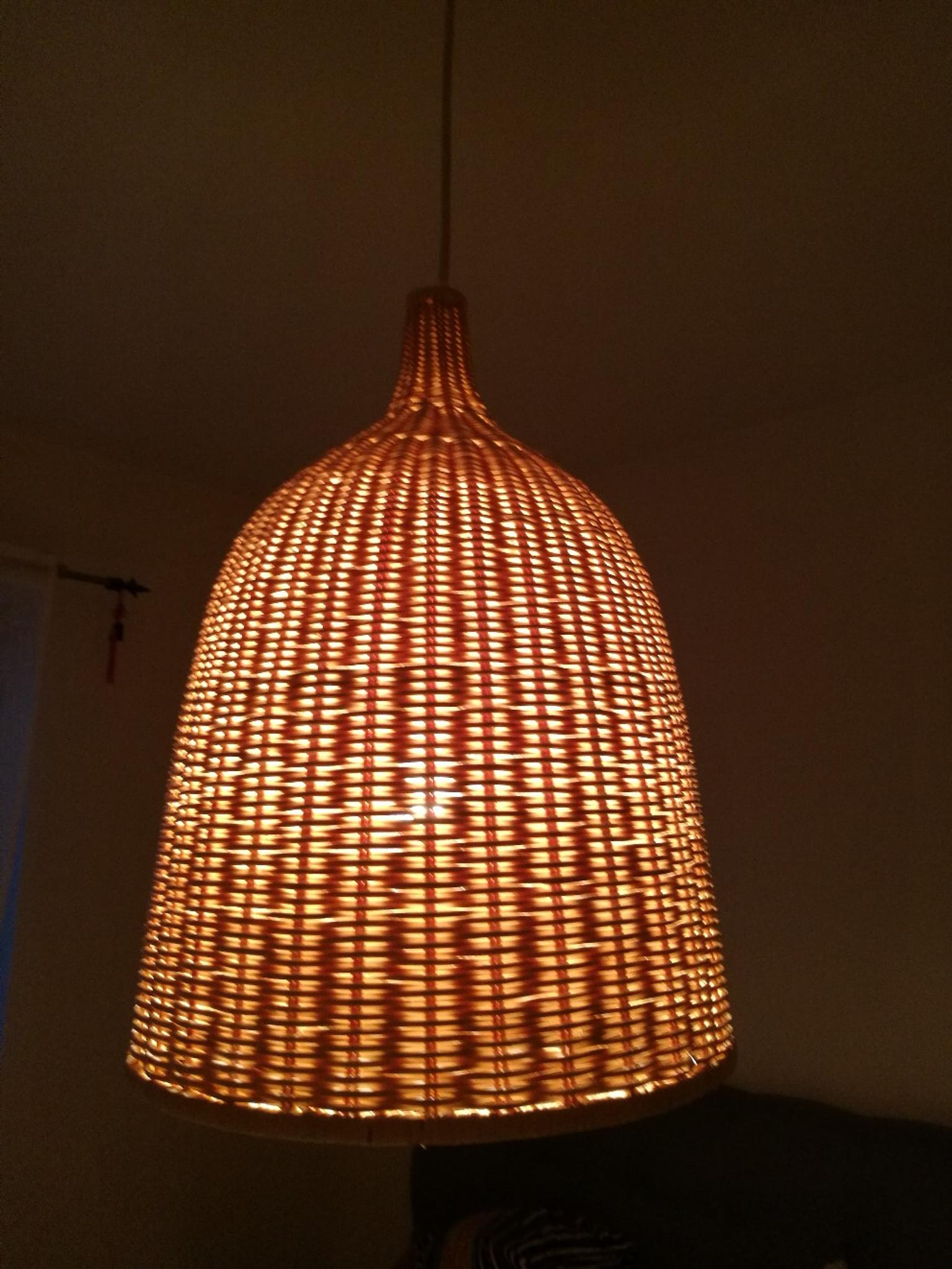 Lampa I Rotting "Korg". Från Ikea. In 222 25 Lund For Sek 150.00 For Sale | Shpock