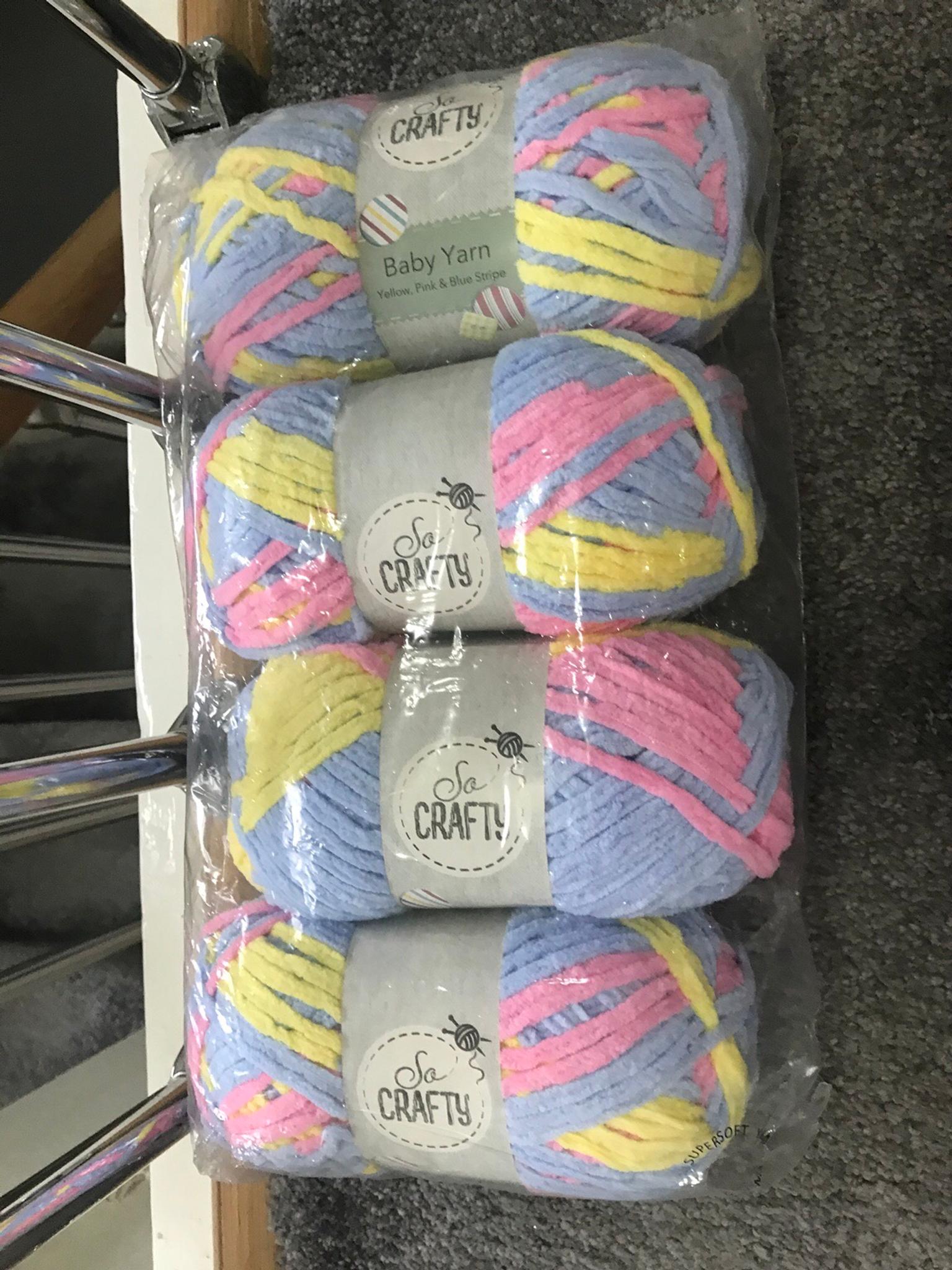 Aldi super bulky wool yarn chenille so crafty in L14 Knowsley for £7.00 for sale Shpock