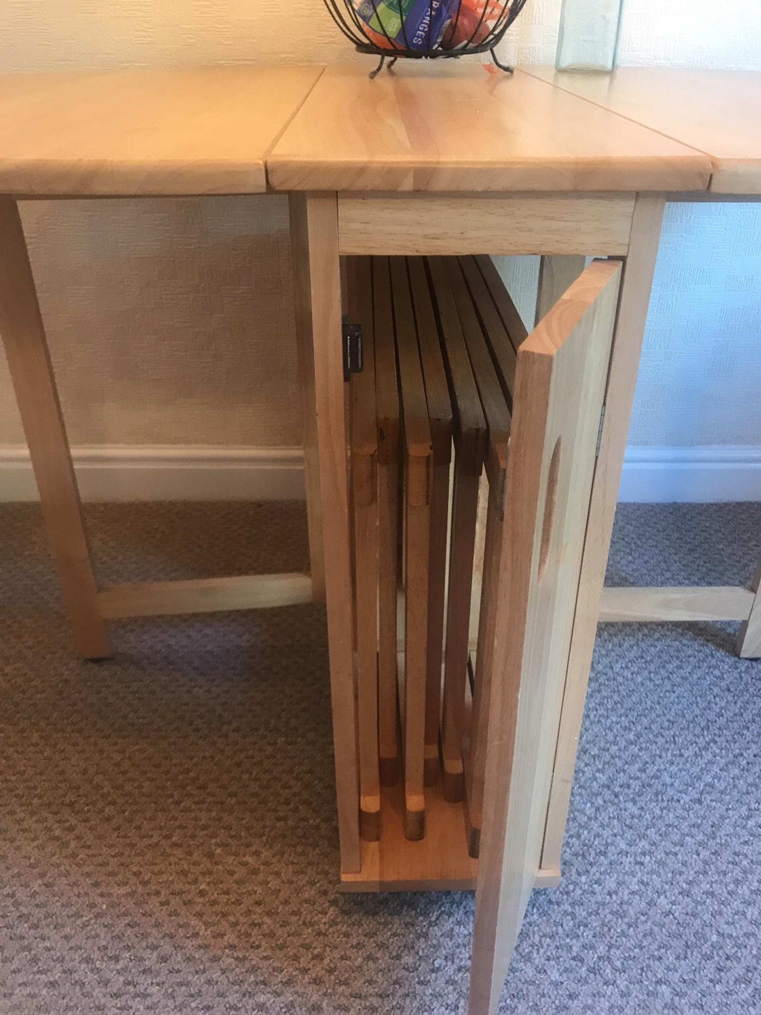 DUNELM MILL FOLDING oval DINING TABLE in Kirklees for £60.00 for sale Shpock