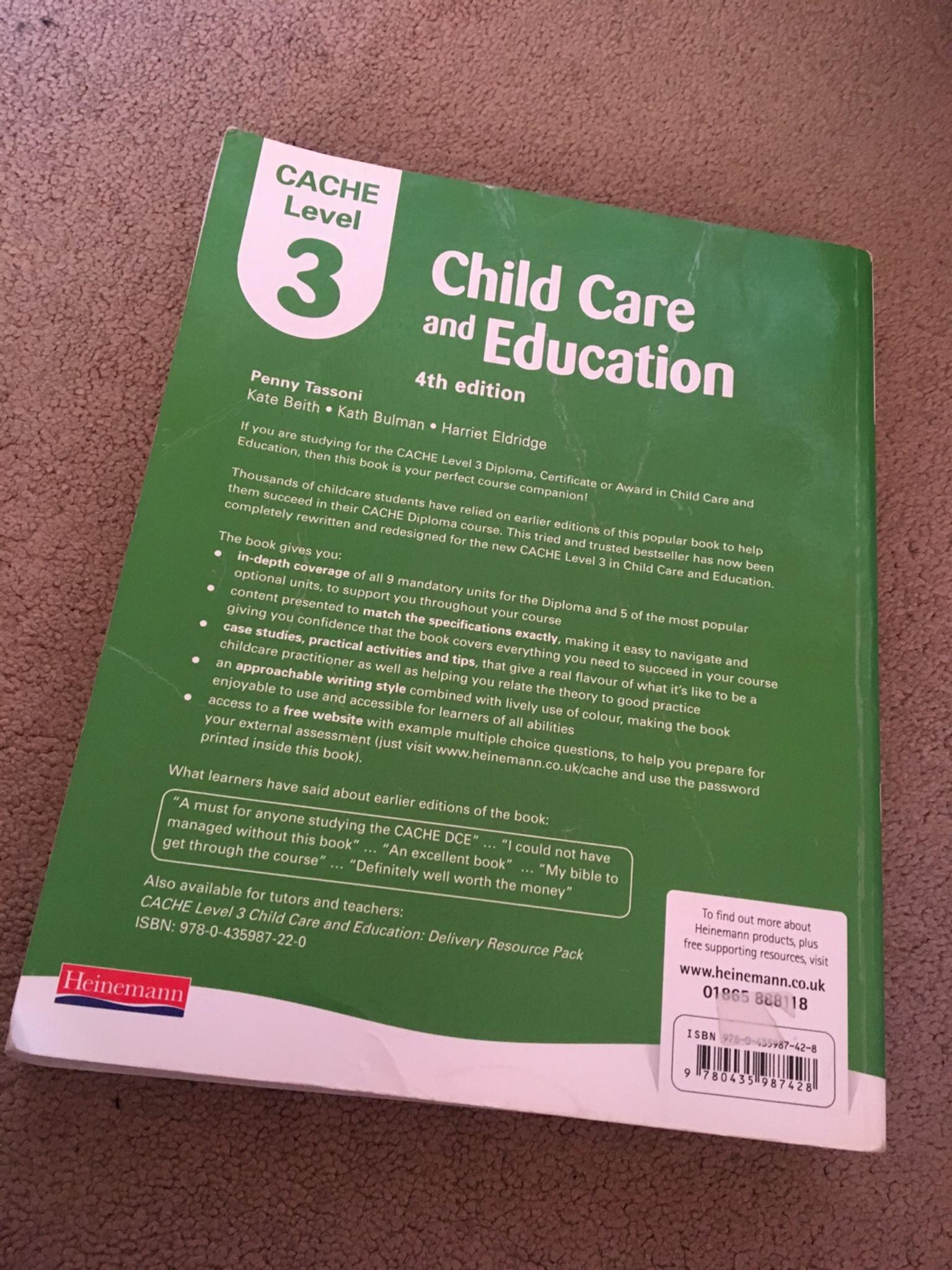 Level 3 childcare and education book in LE3 Blaby for £3.00 for sale