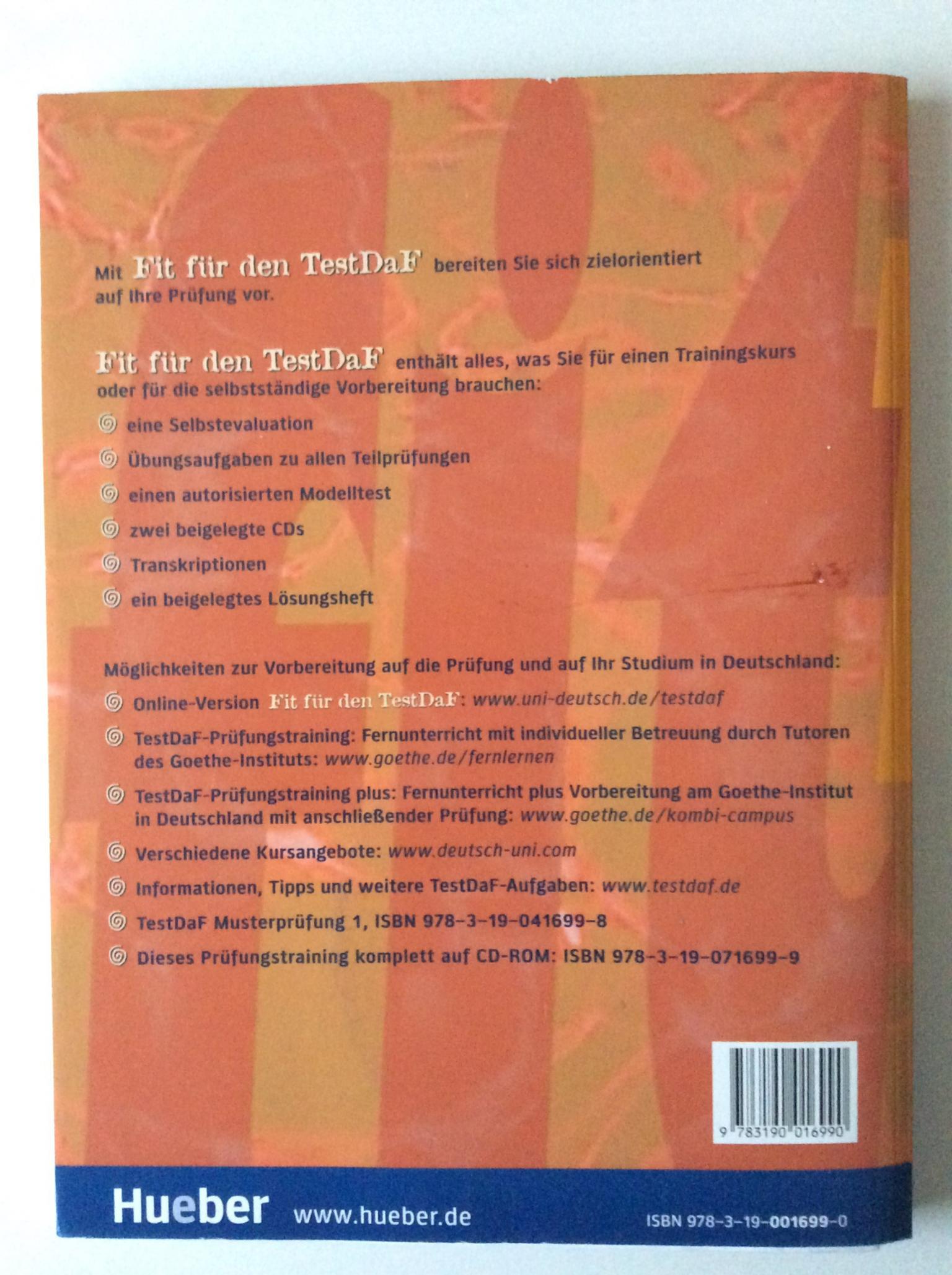 Fit für den TestDaF Tipps und Übungen, Neu in 76187 Karlsruhe for €10.