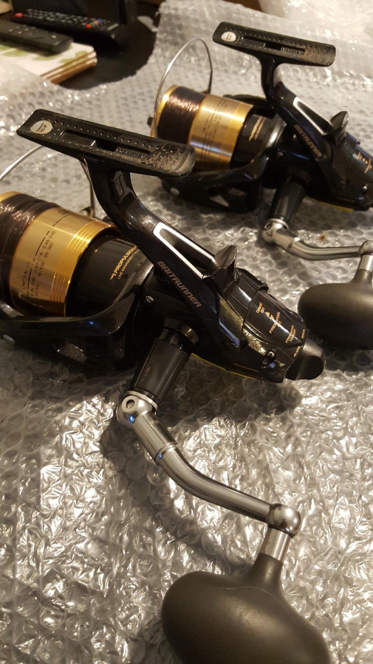 Shimano 12000D baitrunner reels x 2 in E17 London Borough of Waltham