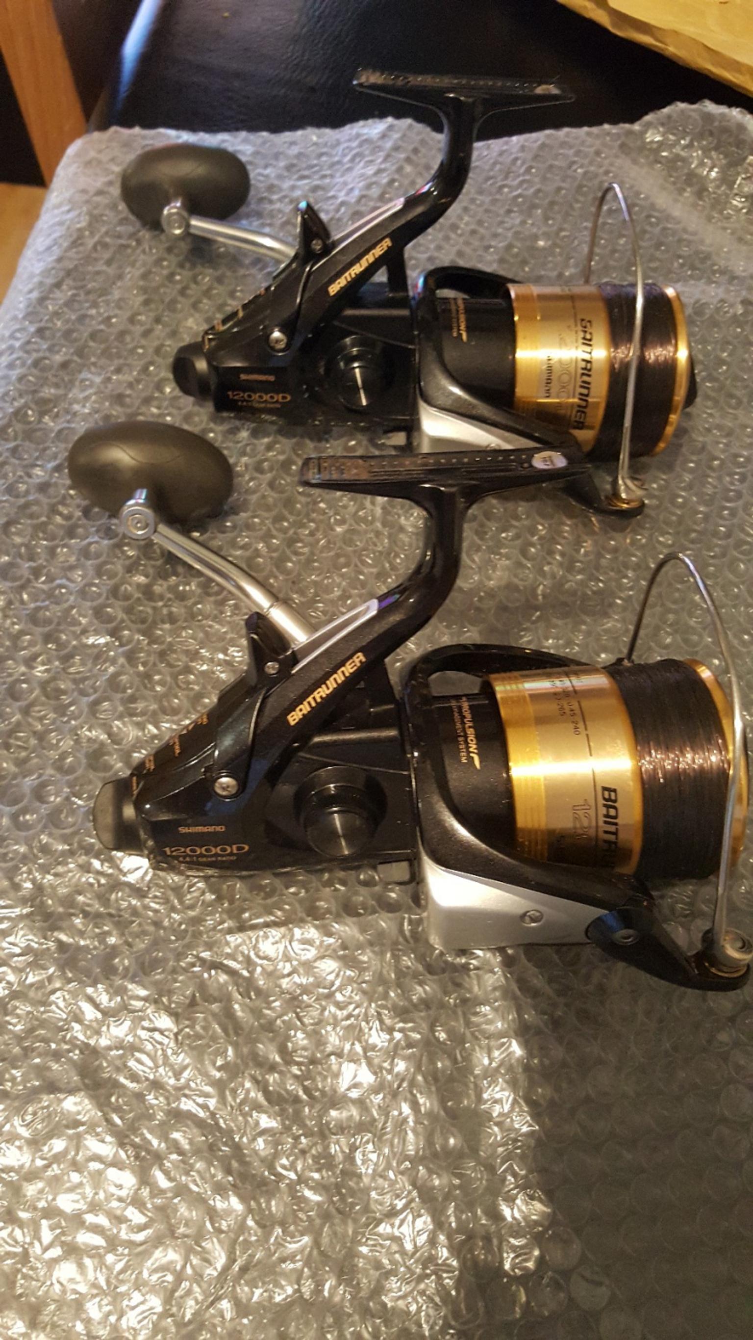 Shimano 12000D baitrunner reels x 2 in E17 London Borough of Waltham