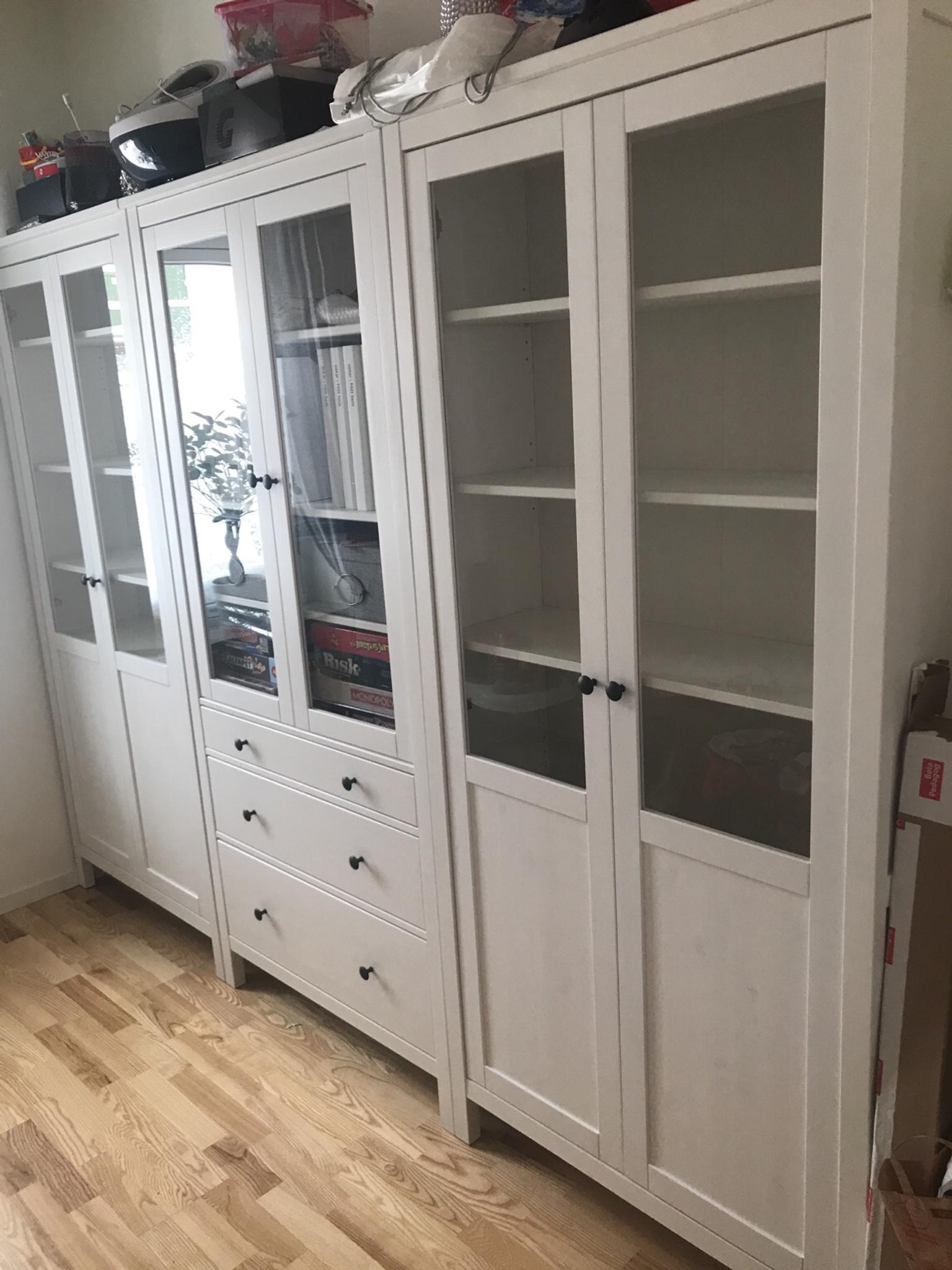 vitrinskåp hemnes Ikea Hemnes Vitrinskåp Vitbets In 18769 Ullna Strand For Sek 750.00 For Sale | Shpock