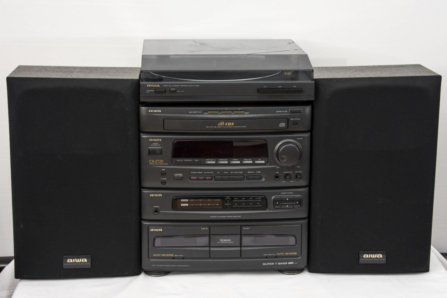 AIWA HIFI STEREO SYSTEM WITH TURTABLE in Bassetlaw for £45.00 for sale