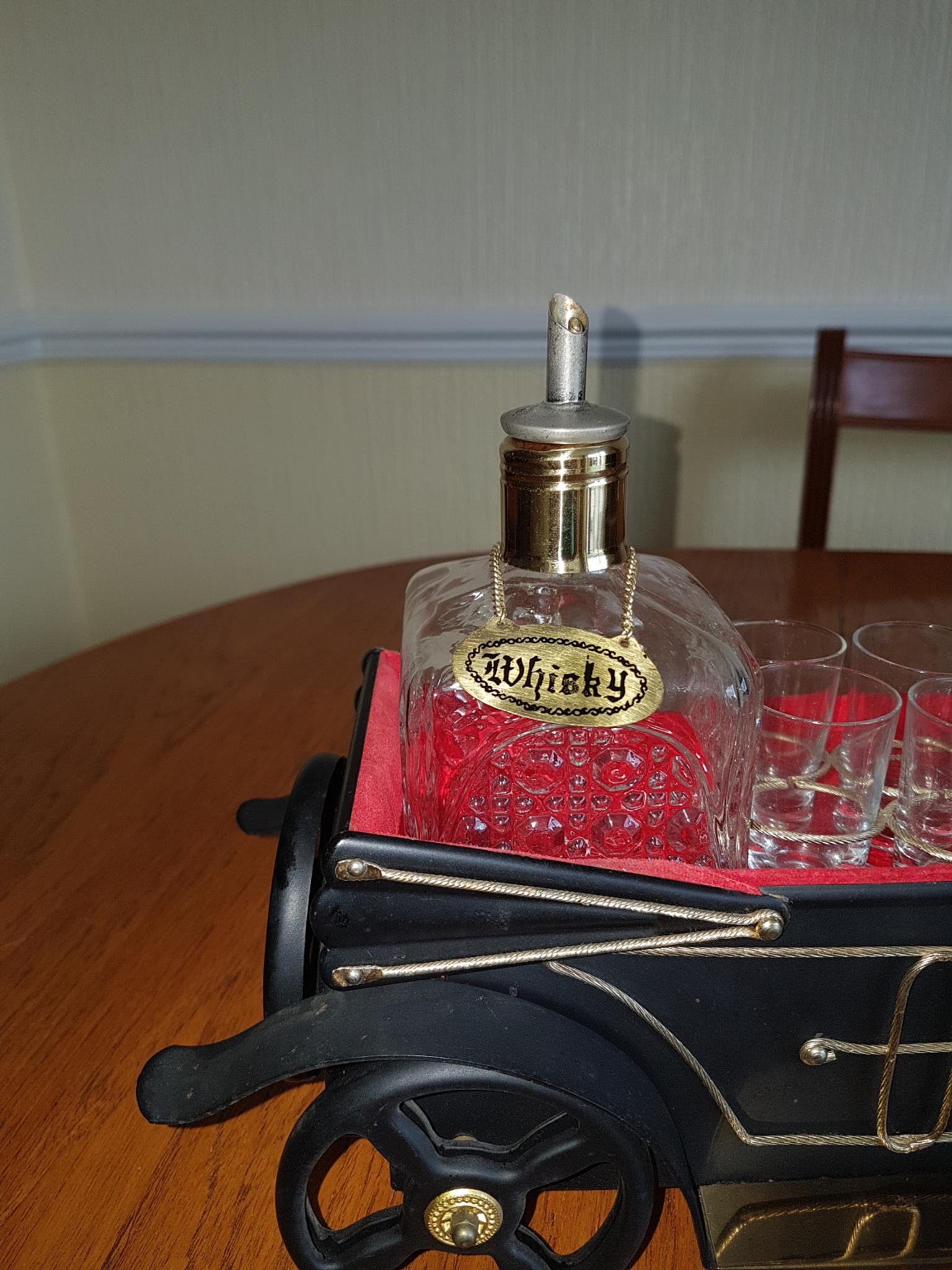 VINTAGE WHISKY/BRANDY CAR DECANTER SET in WV12 Walsall for £35.00 for