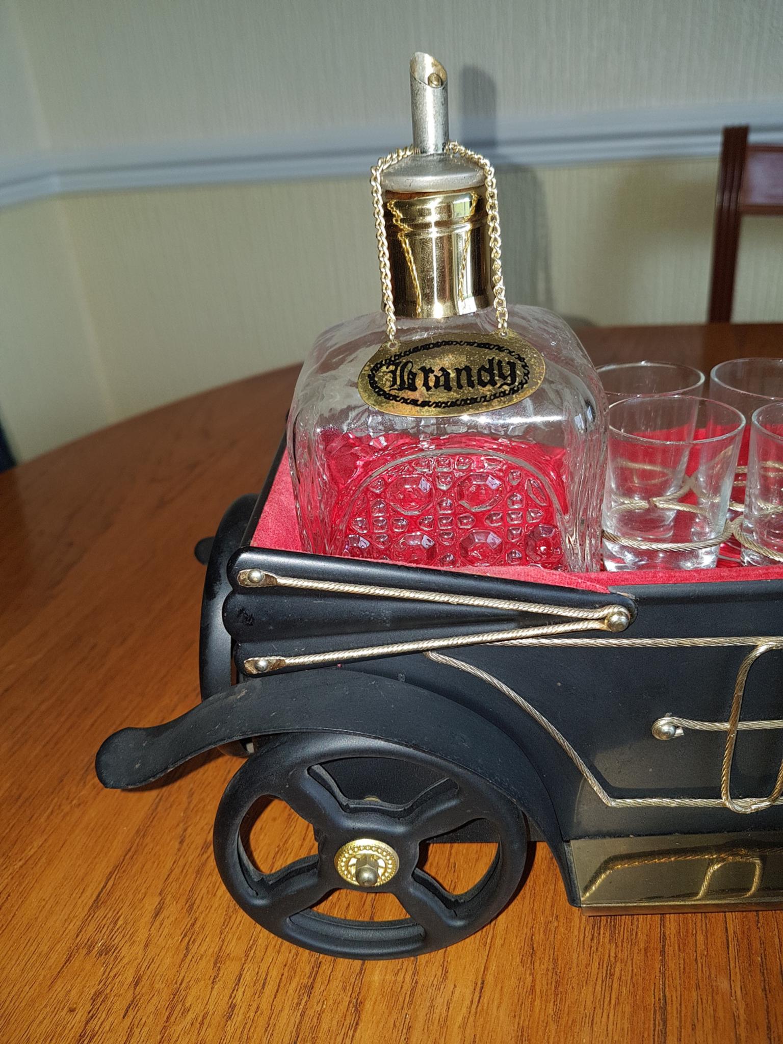 VINTAGE WHISKY/BRANDY CAR DECANTER SET in WV12 Walsall for £35.00 for