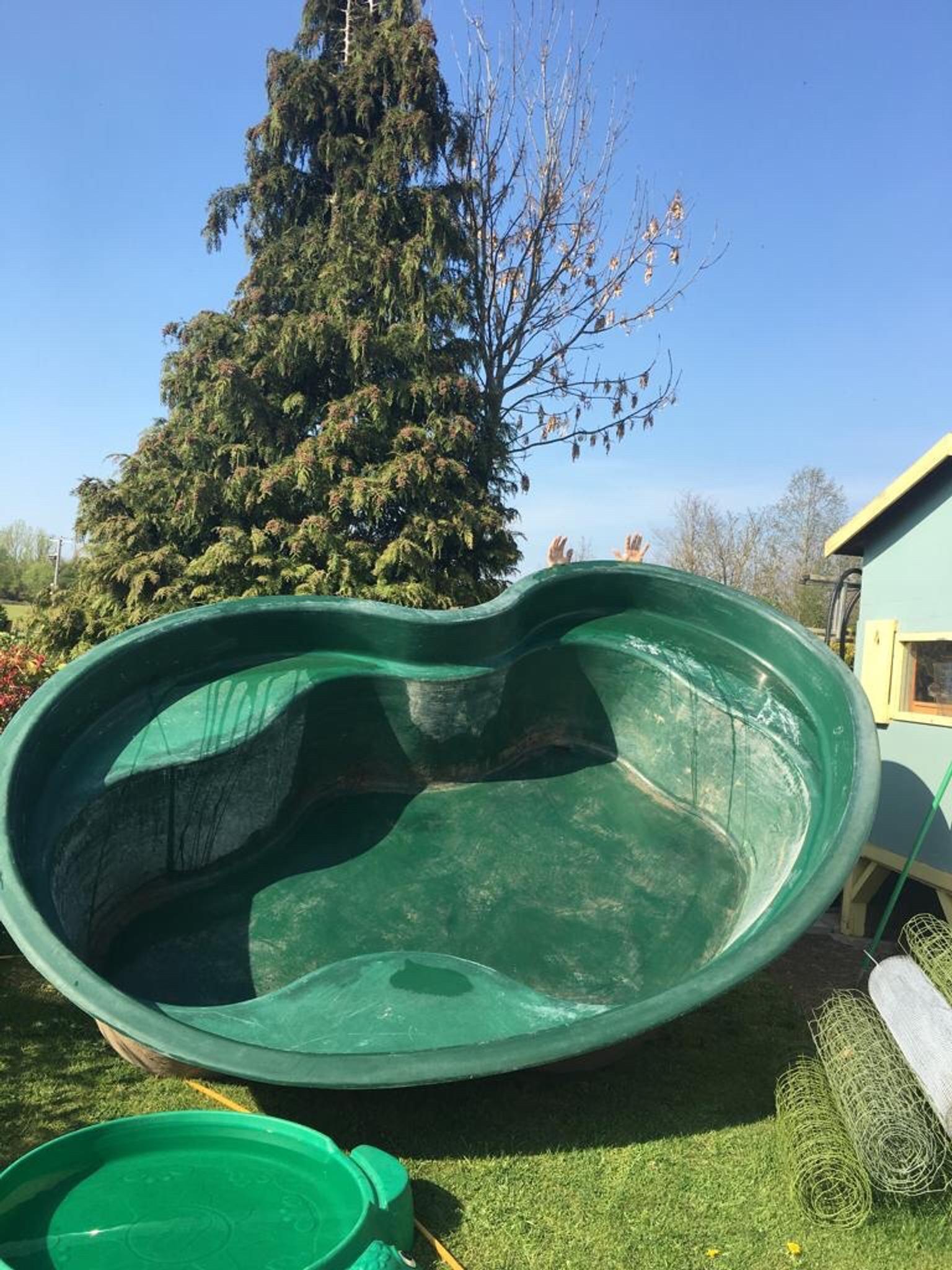 Large fiberglass garden pond in Fenny Stratford for £150.00 for sale
