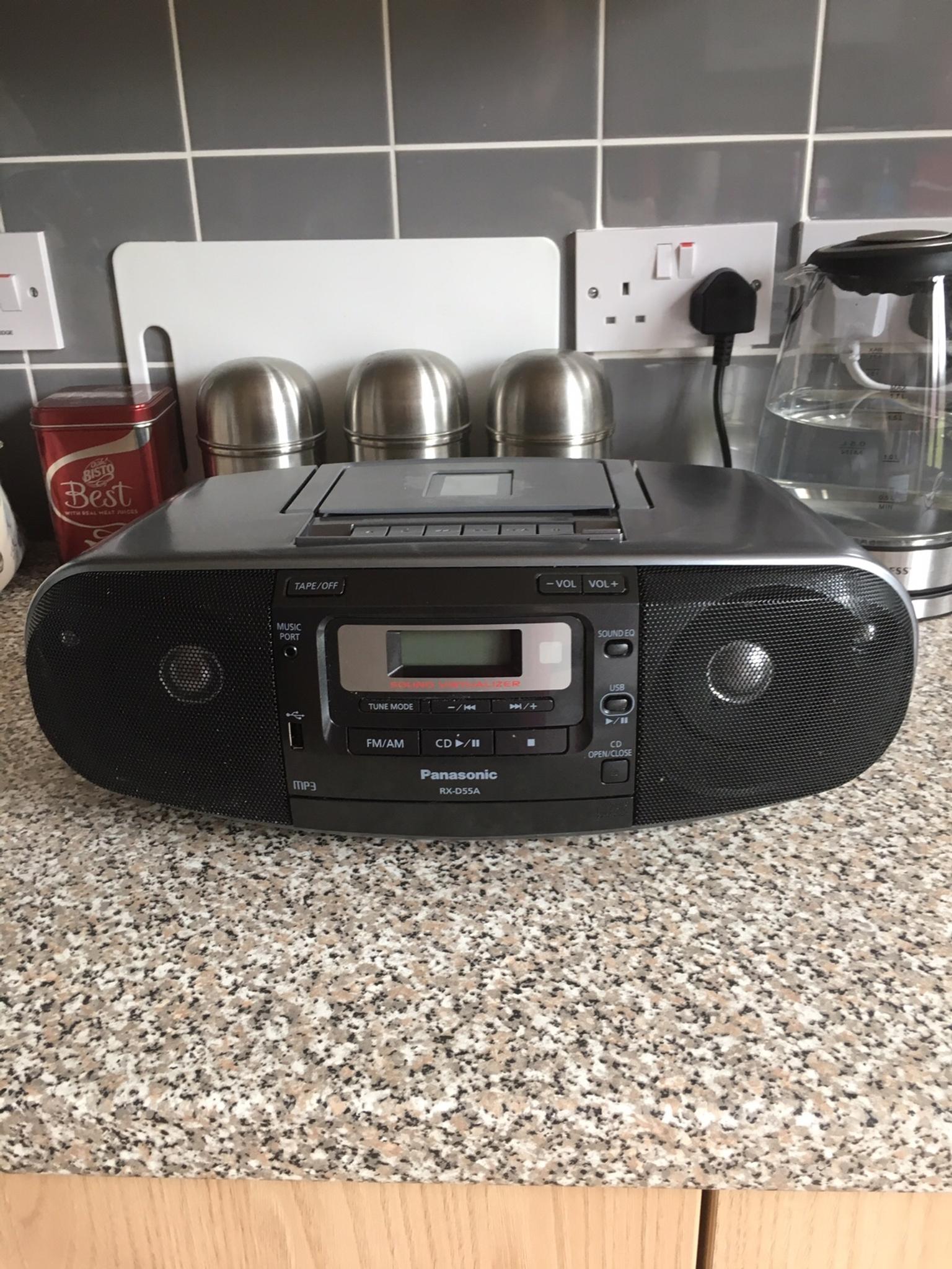 Panasonic RXD55A Radio/CD/Cassette Player in S41 Chesterfield for £8.