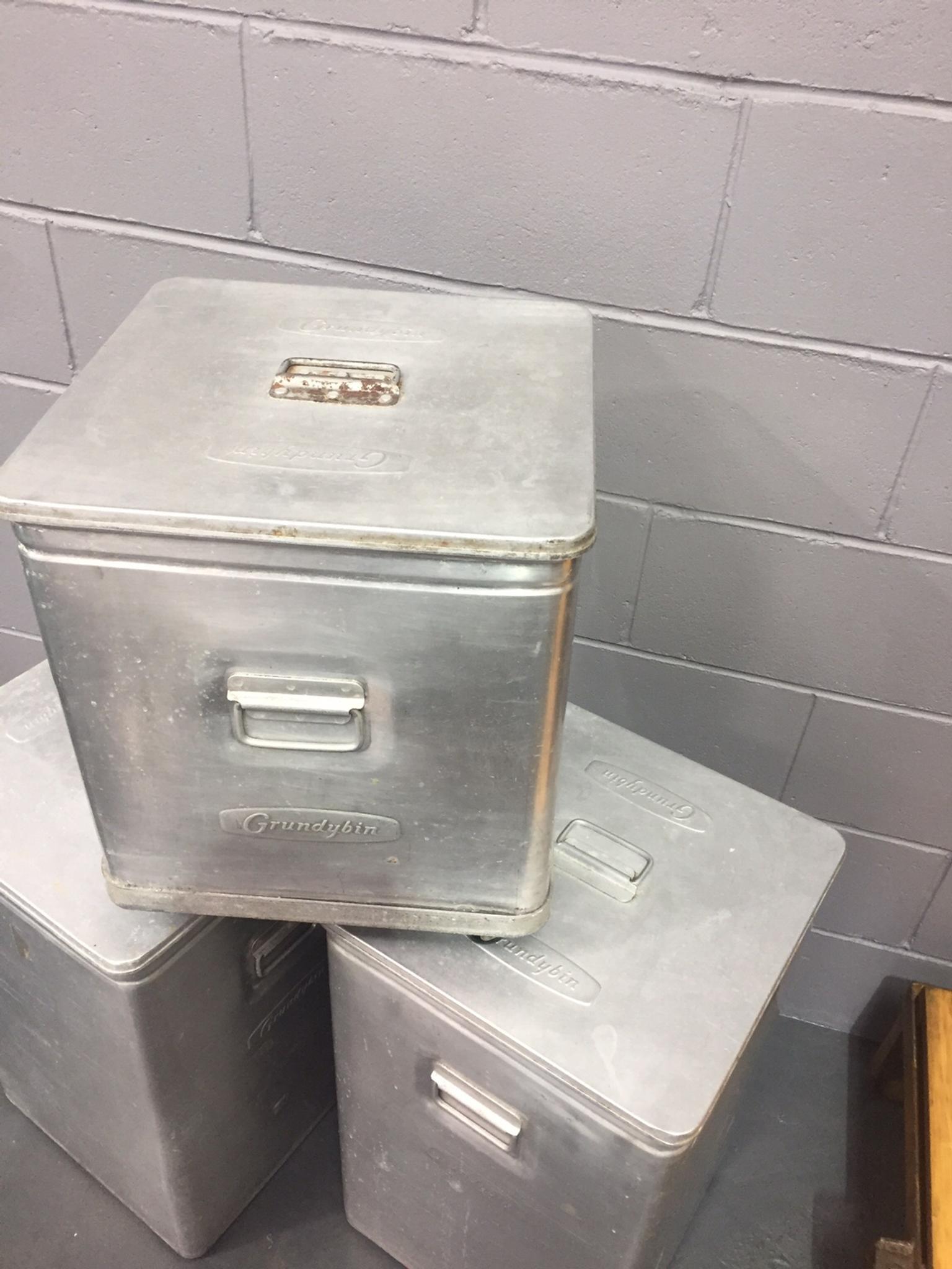Large Vintage Grundy Bins in CW9 Davenham for £30.00 for sale Shpock