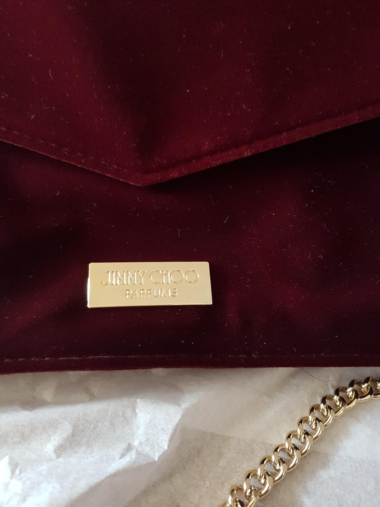 Jimmy Choo velvet clutch bag genuine in North East Derbyshire for £15.