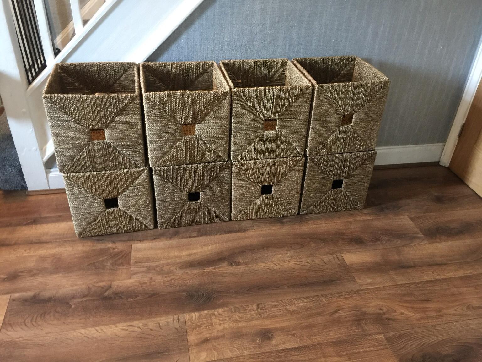 IKEA Knipsa Seagrass Baskets x 8 in WS10 Sandwell für 50,00 £ zum