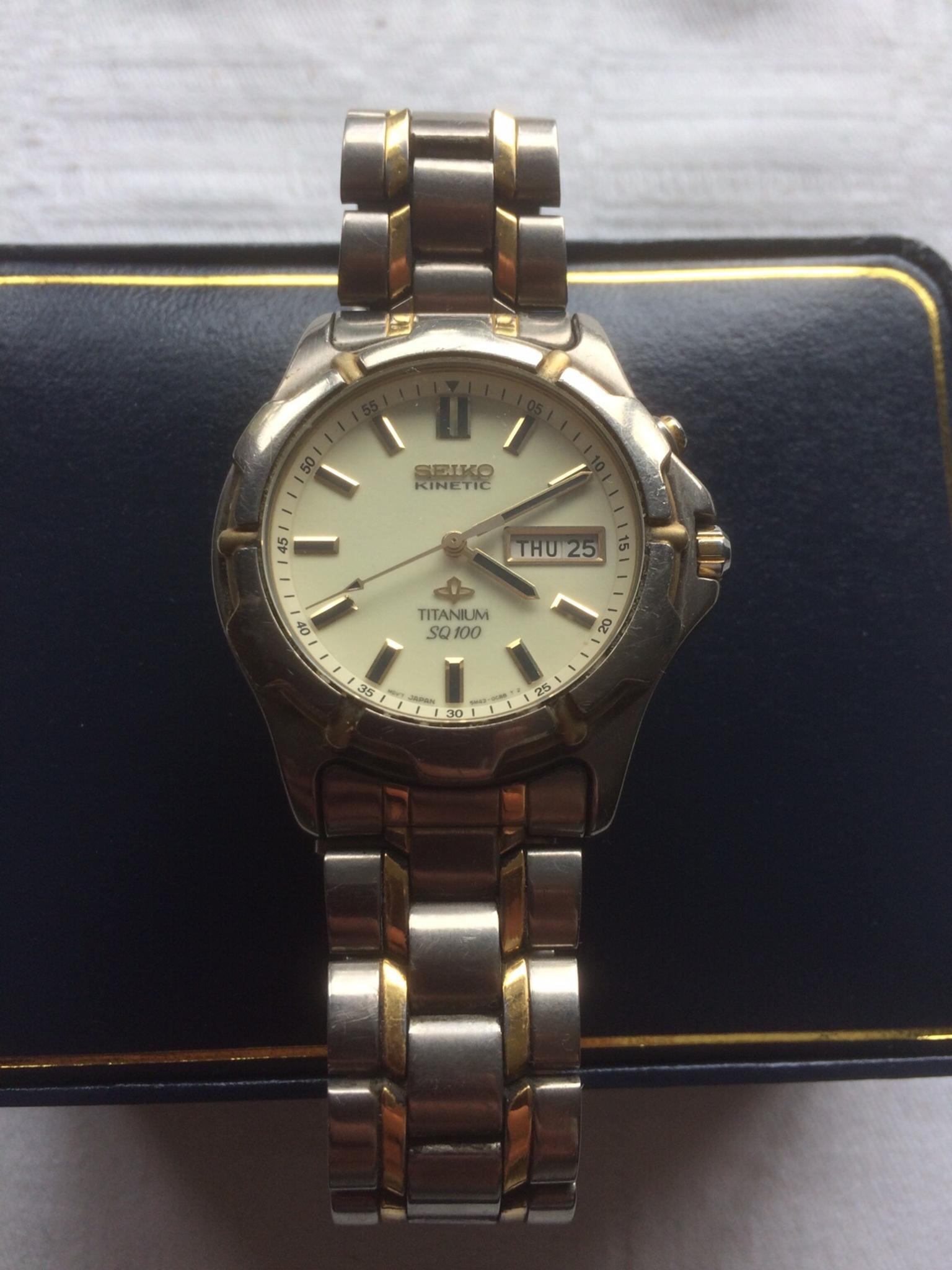 Men’s Seiko Titanium SQ100 Watch in Hinckley and Bosworth for £