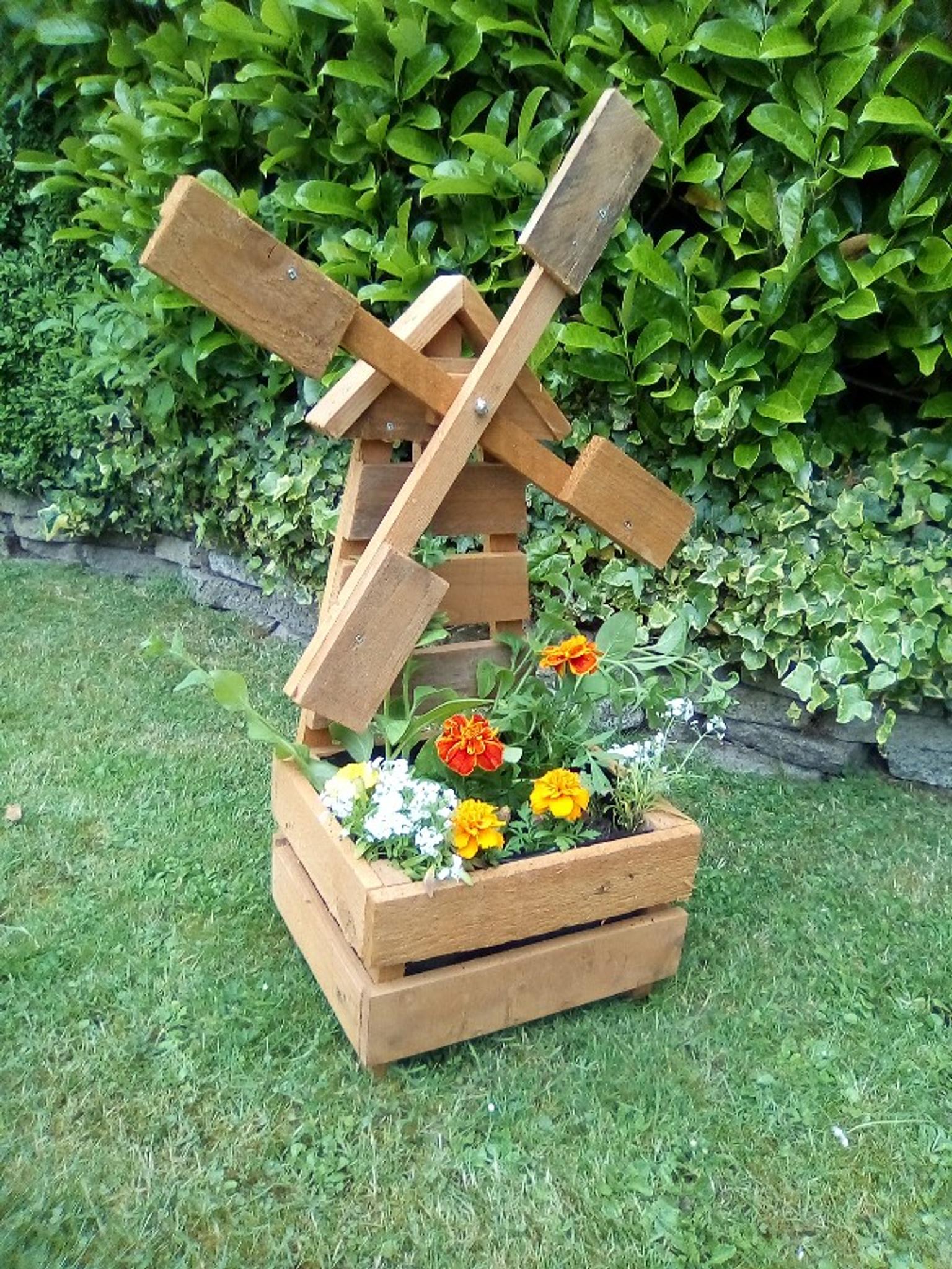 wooden windmill planter in B31 Birmingham for £10.00 for sale Shpock
