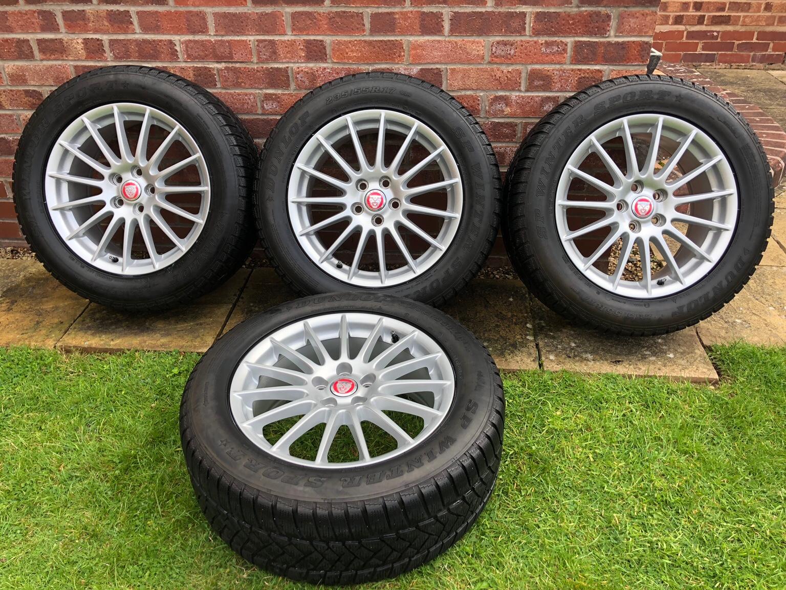 Jaguar XF 17” Libra Alloys with winter tyres in B98 Redditch for £250.