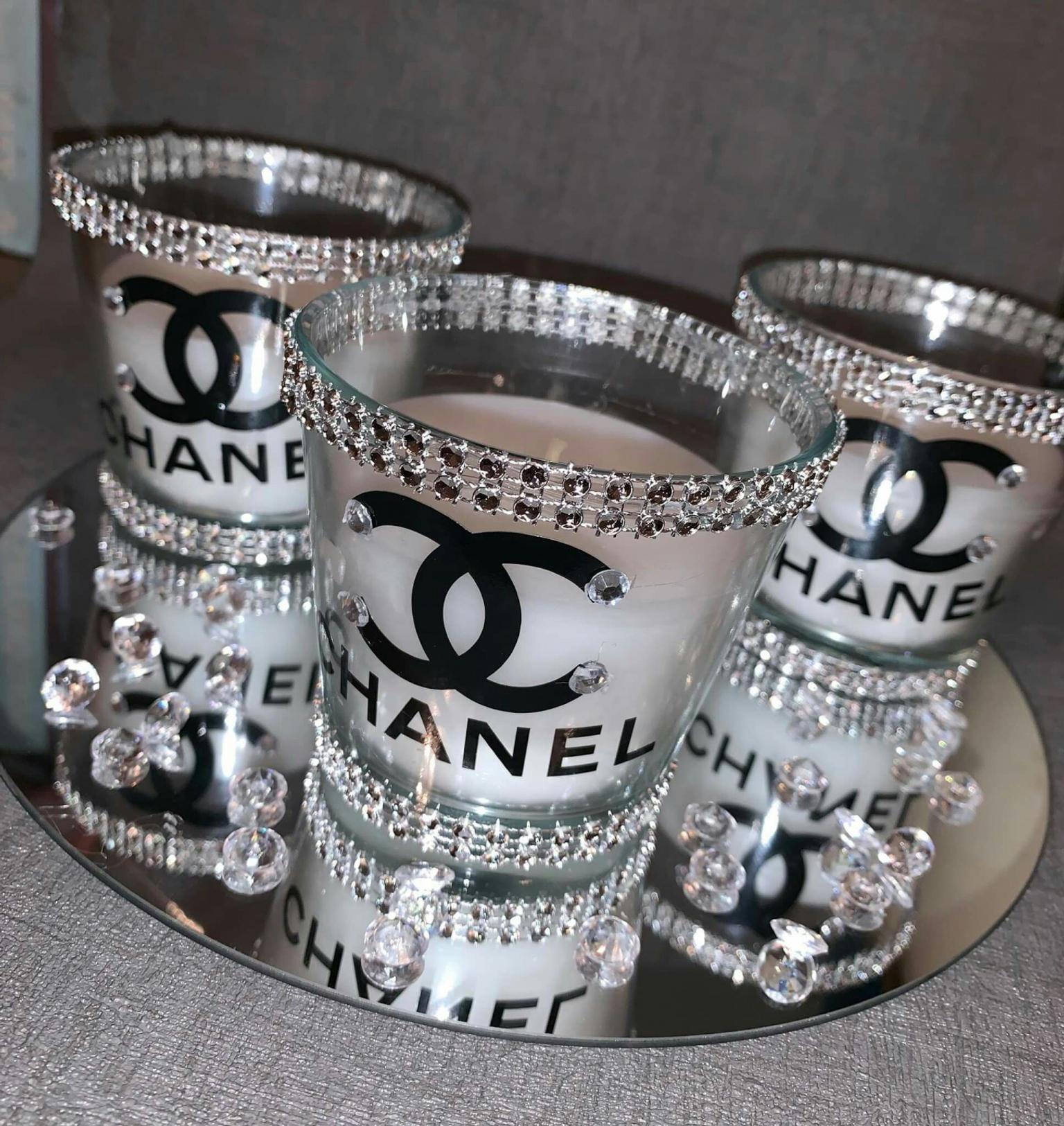 * CHANEL INSPIRED BLING CANDLE SETS * in ng5 6ae nottingham for £45.00