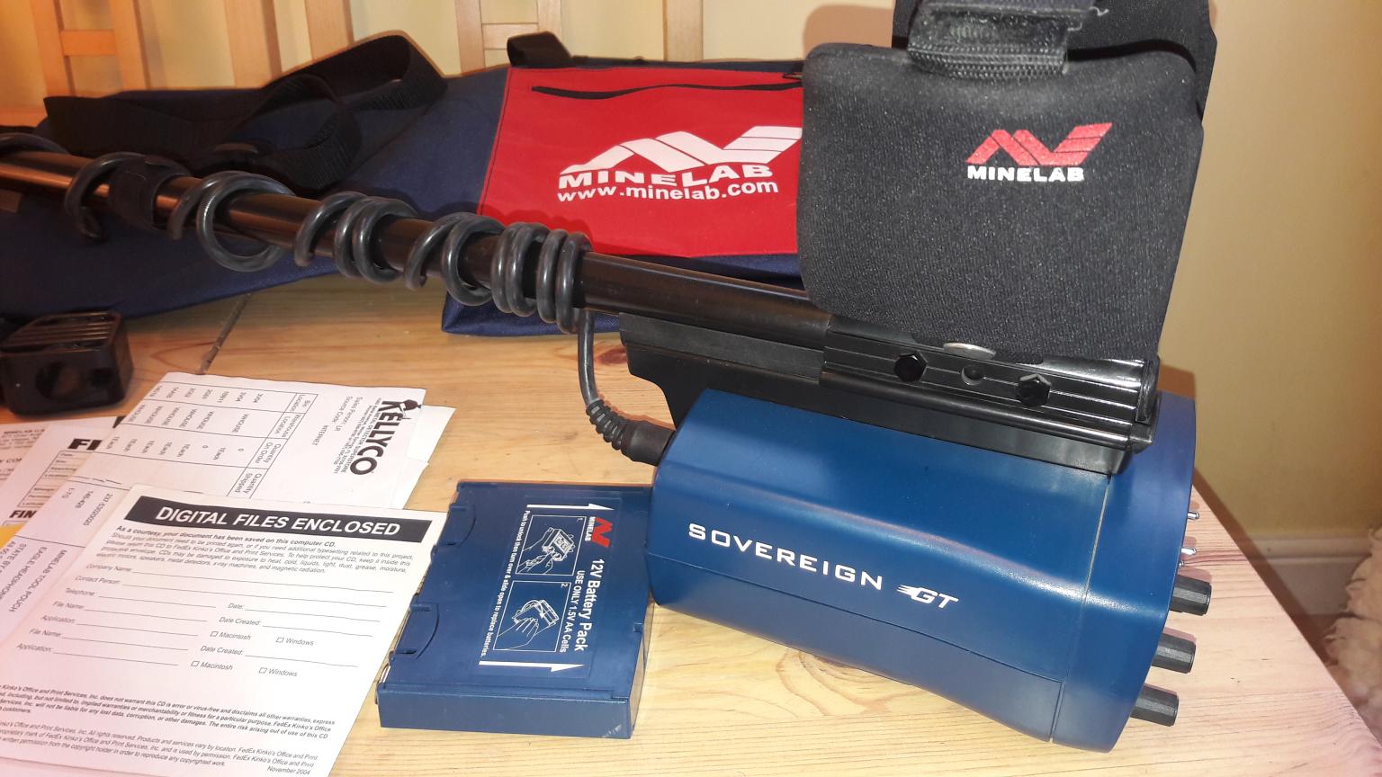 Minelab Sovereign GT Metal Detector in RM3 Havering for £500.00 for