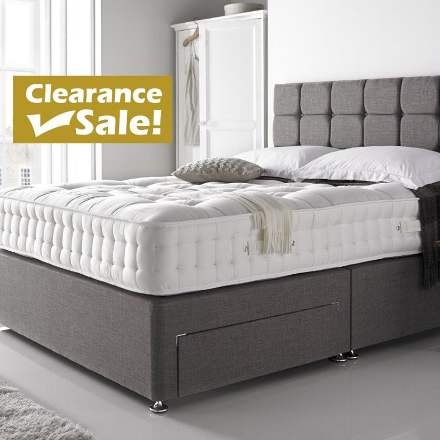 Grey Divan Storage BedClearance Sale offer in WV14 7JY Wolverhampton